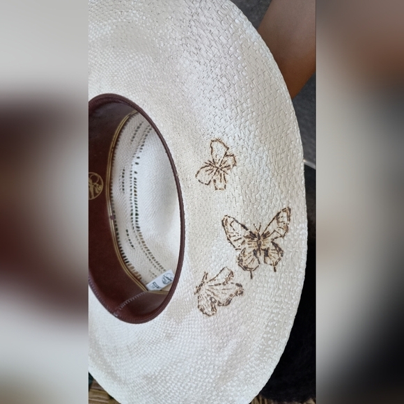Hat Biz Stylish Cream Straw Cowboy Hat for Women_7 1/4 main image 8